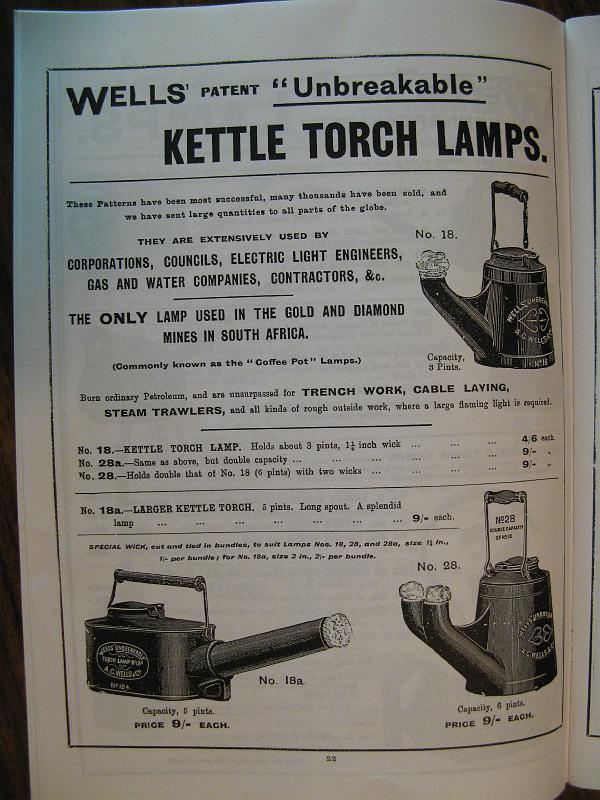 Kettle Torch Lamps